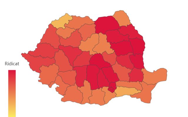 Cele mai multe cazuri noi de infectare cu noul coronavirus, în ultimele 24 de ore, înregistrate în București, Brașov și Prahova