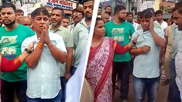 Migrant driver beaten on camera by Uddhav Sena for 'anti-Marathi' remarks