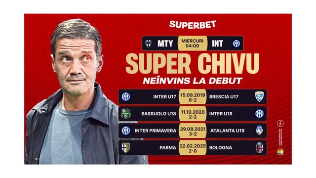 Unde se poate vedea gratuit în România debutul lui Cristi Chivu, Inter - Monterrey