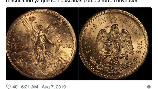 Monede de aur în valoare de peste 2 milioane de dolari, furate în urma unui jaf armat la monetăria națională a Mexicului