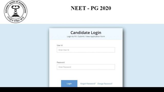 NEET PG 2020 Form Correction Process To Begin Today