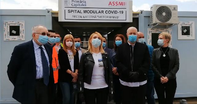 Gabriela Firea: Cel mai mare spital modular COVID din țară, ce poate primi 500 de pacienți, s-a deschis vineri