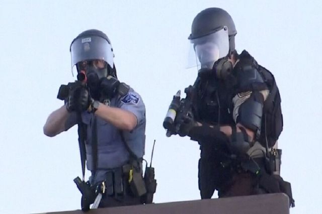 Reuters cameraman hit by rubber bullets as police disperse protesters