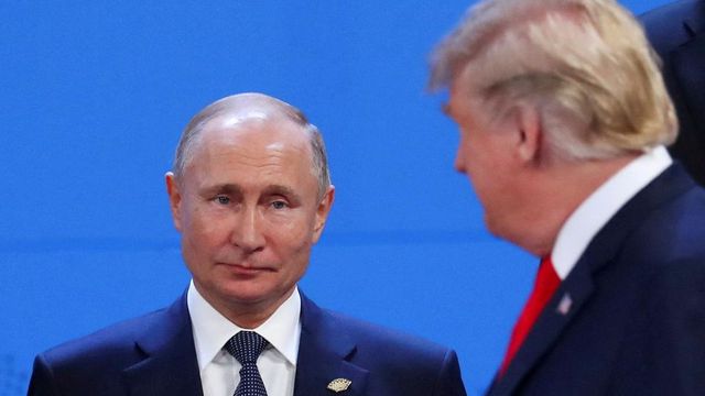Donald Trump says he is disappointed in Vladimir Putin