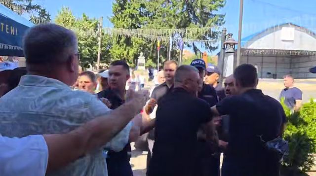 Țipete și altercații la Peresecina, între mai mulți localnici și simpatizanți ai fugarului Ilan Șor