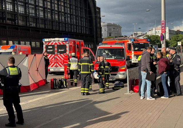 Doce heridos tras ser atacados por una persona con un cuchillo en Hamburgo
