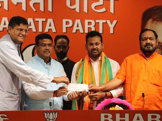 Odisha Congress Lawmaker Prakash Chandra Behera Joins BJP