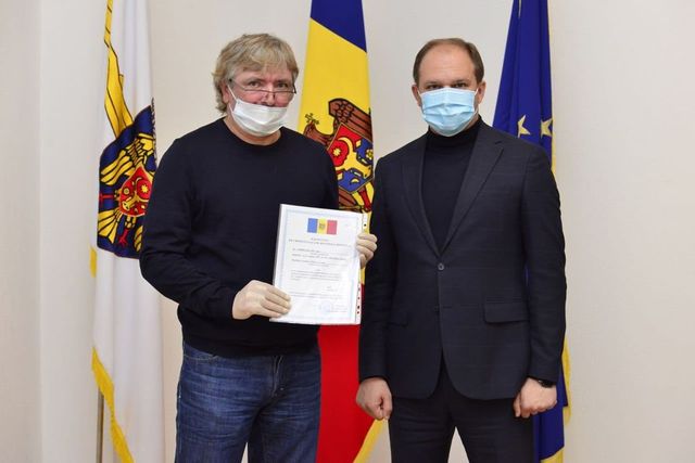 Igor Dobrovolski a devenit cetățean moldovean