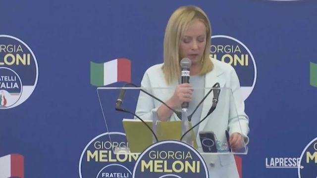 Meloni: “Italia ci ha scelto e non la tradiremo”
