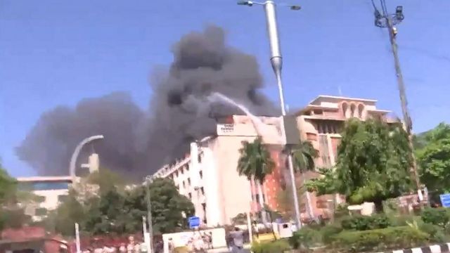 Massive Fire At Madhya Pradesh Secretariat, No Casualty