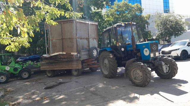 Pe Ciocana a fost demontată încă o gheretă ilegală