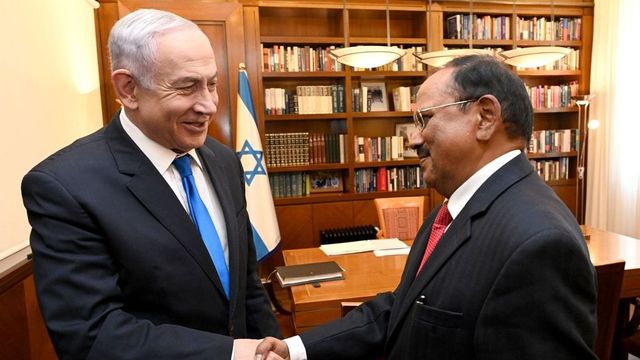 Ajit Doval Meets Israeli PM Netanyahu, Discuss Gaza War, Humanitarian Aid