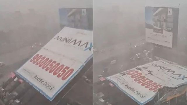 Navi Mumbai, Thane hit by dust storm, rain