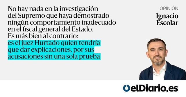 El fiscal general no debe dimitir