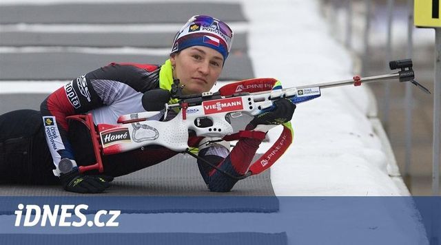 Exhibiční biatlonový supersprint vyhráli Moravec a Vítková