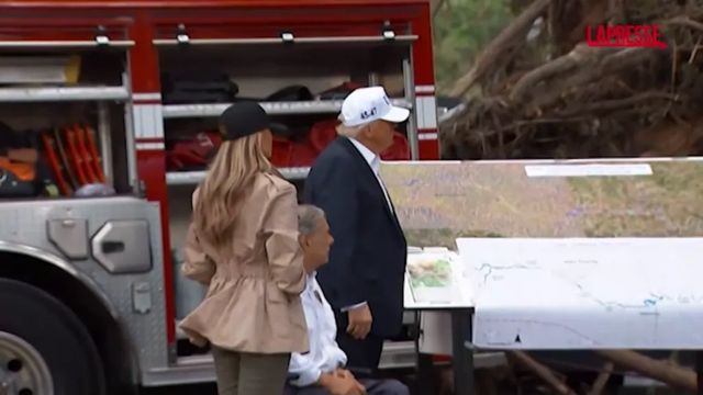 Texas, Trump nella zona delle alluvioni