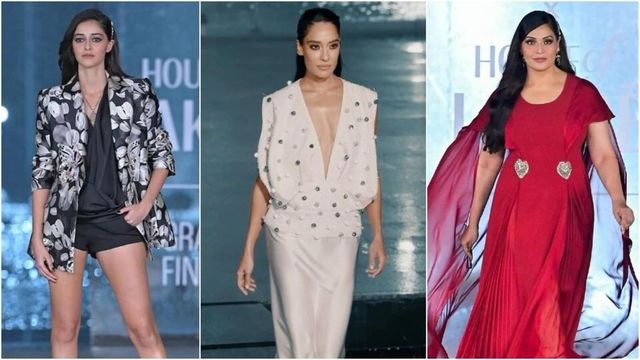 Ananya Panday, Lisa Haydon, Bipasha Basu and others turn showstoppers for Bibhu Mohapatra at Lakme Fashion Week: Watch