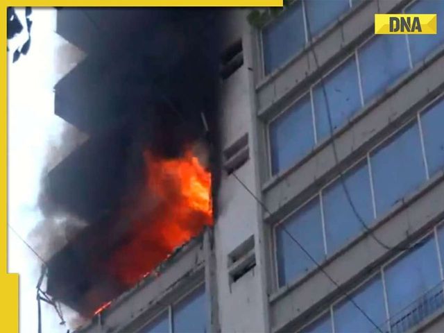 Massive fire breaks out at business centre in Mumbai
