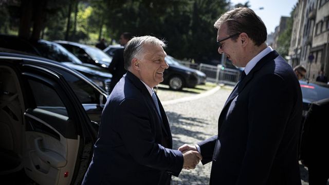 Orbán Viktor Szerbiába látogatott