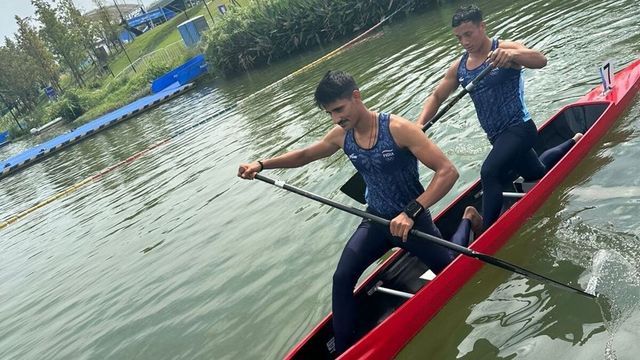Arjun and Sunil win India’s first medal in canoe event at Asian Games since 1994
