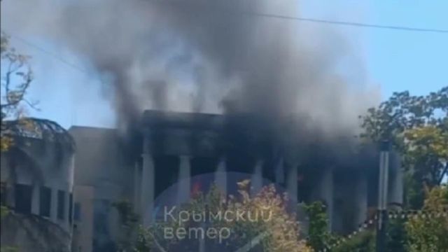 Ucraina a lovit si a distrus sediul Statului Major al Flotei Ruse de la Marea Neagra