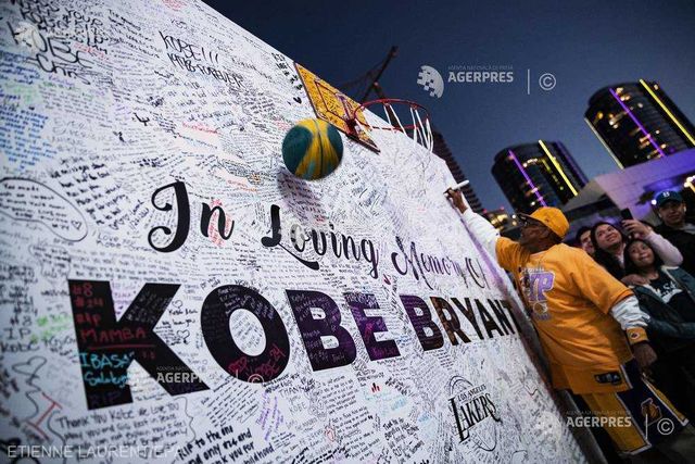 Peste două milioane de persoane vor apariția lui Kobe Bryant pe sigla NBA, neschimbată din 1971