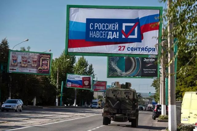 Referendumurile organizate de Rusia în teritoriile ocupate sunt un spectacol de propagandă, afirmă Kievul