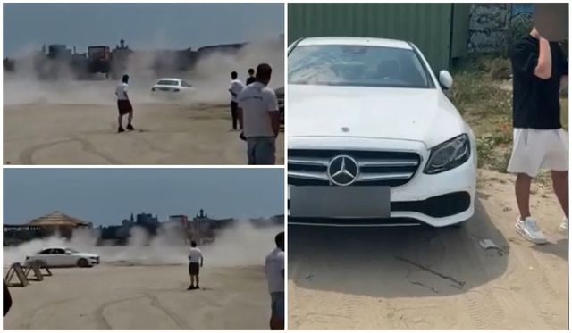 Amenda uriașă pe care a primit-o un șofer care făcea drifturi pe o plajă din Constanța