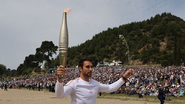 Paris Olympics torch lit in ancient Olympia, relay underway