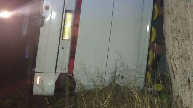 В Винницкой области перевернулся пассажирский автобус из Кишинёва