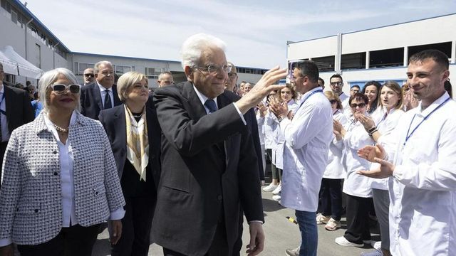 Cosenza, visita del presidente della Repubblica Mattarella in occasione delle celebrazioni della Festa del Lavoro