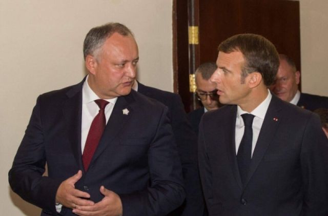 Игорь Додон выразил соболезнования Эмманюэлю Макрону в связи со смертью Жака Ширака