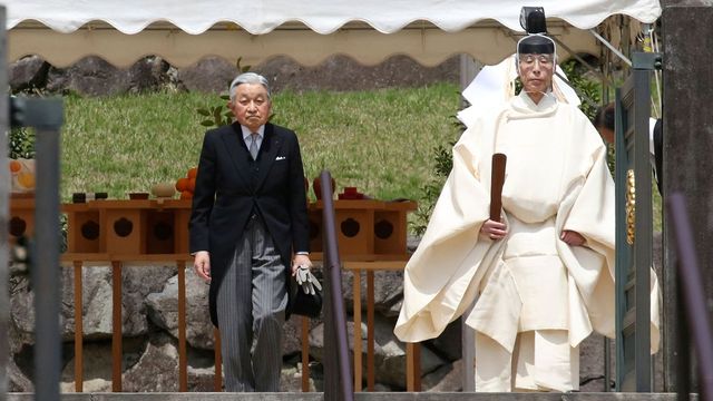 Akihito begins abdication rituals as Japan marks end of era