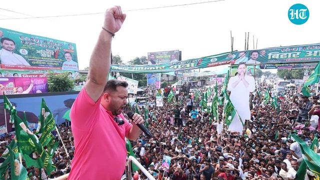 BJP Alleges PM Modis Mother Abused At Tejashwi Yadav Rally In Bihar