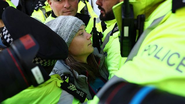 Greta Thunberg Detained By Cops At London Climate Protest