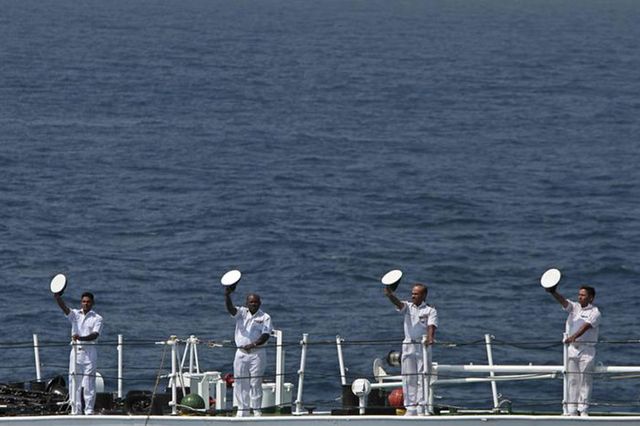 Five Indian sailors return home after 14 months in Greek jail