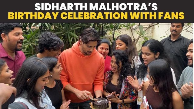 Indian Police Force actor Sidharth Malhotra celebrates birthday with fans