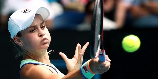Ashleigh Barty Breezes Into Next Round At Windswept Australian Open