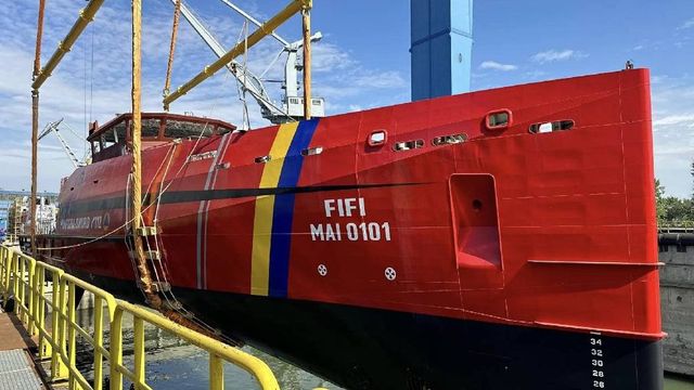 IGSU a lansat cea de-a doua navă multirol de căutare-salvare a persoanelor dispărute pe mare