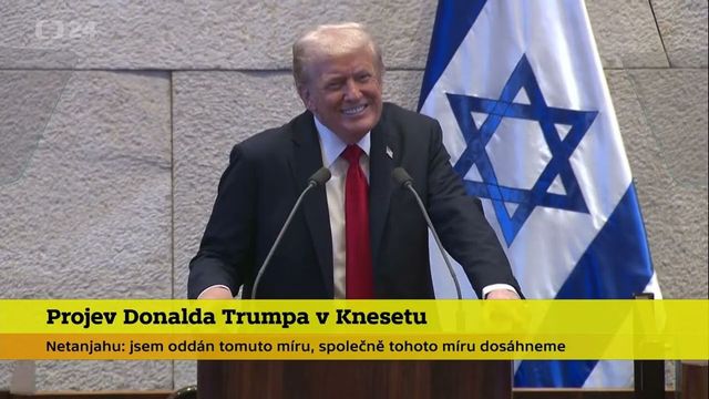 Končí věk teroru, nastává historický úsvit nového Blízkého východu, prohlásil Trump v Jeruzalémě