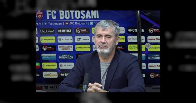 Valeriu Iftime, furios dupa meciul Botosaniului cu Dinamo