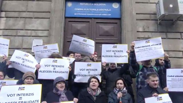 Protest la Comisia Electorală Centrală: Ce a cerut blocul ACUM