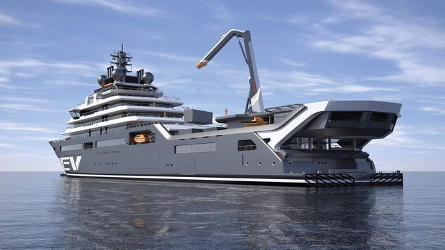 Cel mai lung yacht din lume va fi lansat pe apă la Tulcea