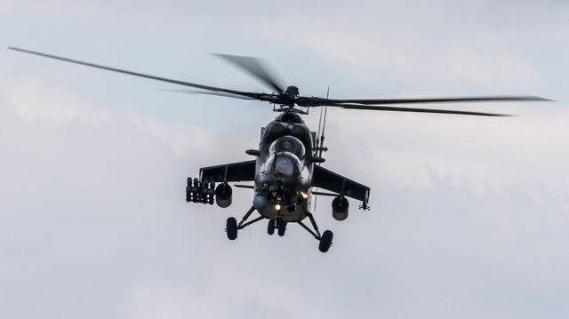 Ми-35 снес трибуны на военном параде в Индонезии