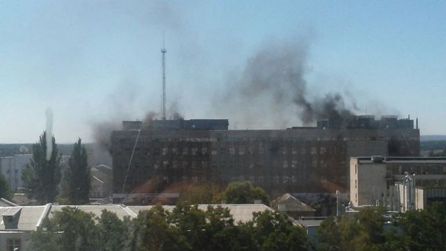 Пожар на складах швейной фабрики в центре Тирасполя – что говорят очевидцы
