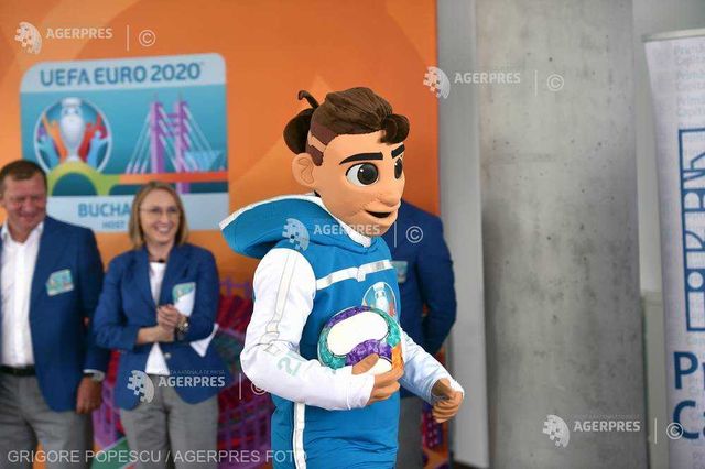 S-a lansat mascota oficială Euro 2020 și la București