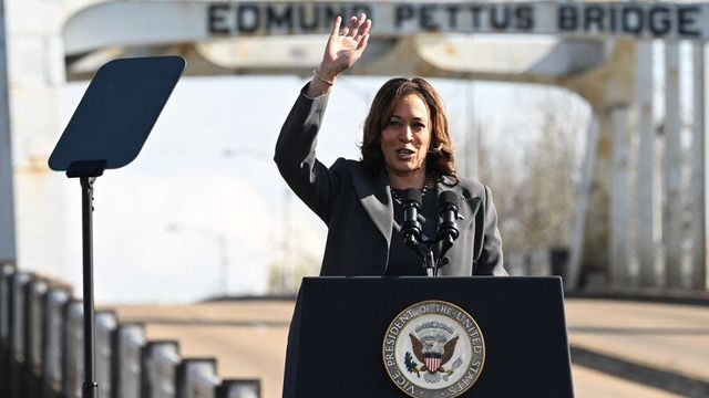 Kamala Harris urges Israeli government to do more to boost aid into Gaza