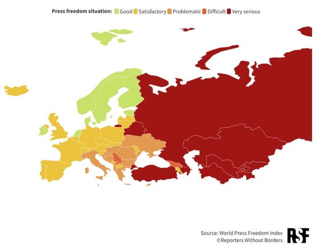 3 mai – Ziua Internațională a Libertății Presei – Moldova pierde pozițiile, arată un clasament al organizației Reporteri fără Frontiere