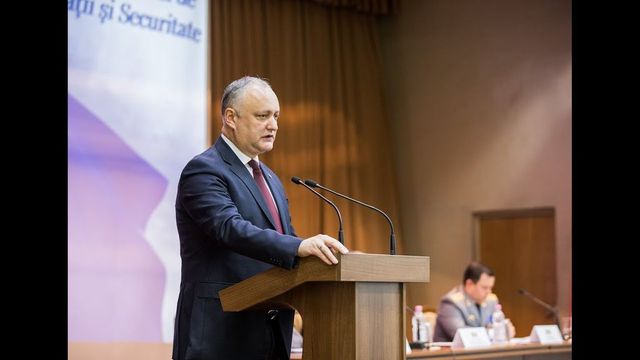 Igor Dodon took part in an expanded meeting of the Information and Security Service