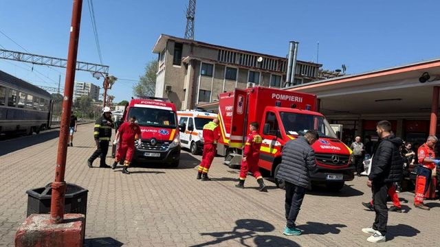 Plan roșu în Constanța în urma unui accident feroviar